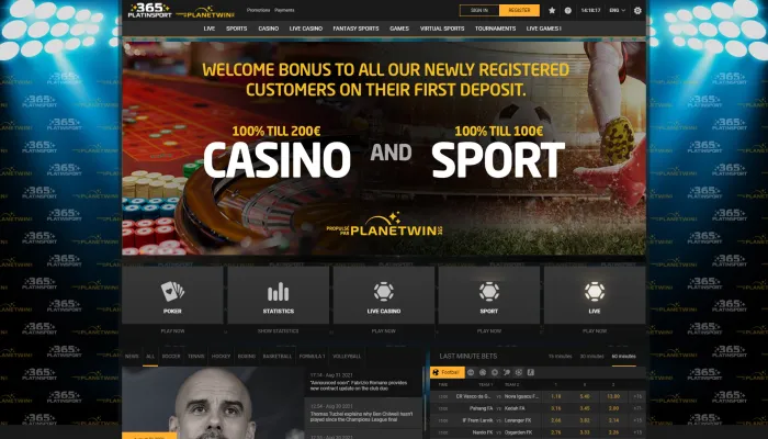 Platinsport365 Casino Review Header