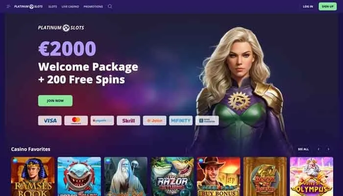 Platinumslots Casino Review Header