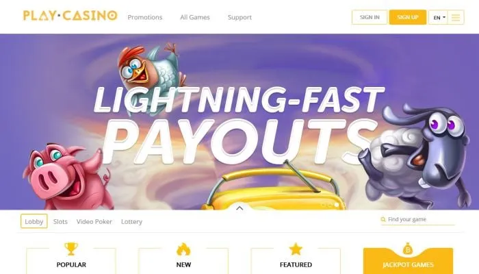 Play Casino Review Header