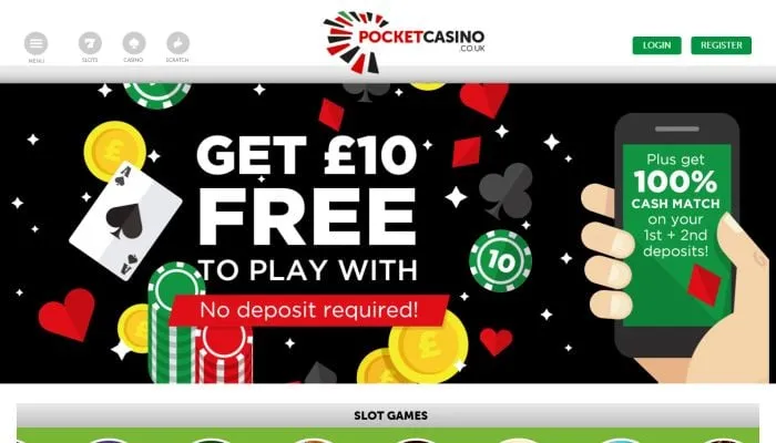 Pocket Casino Review Header