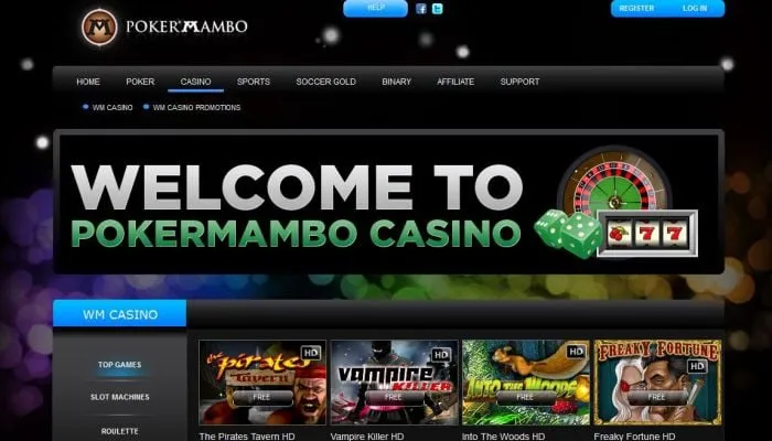 Pokermambo Casino Review Header
