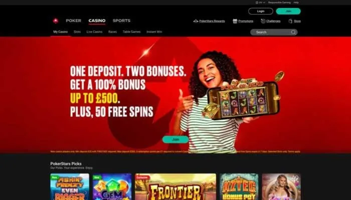 PokerStars Casino Review Header