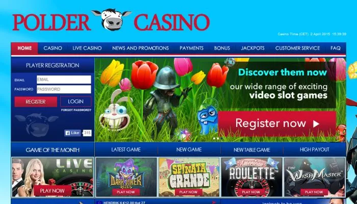 Polder Casino Review Header