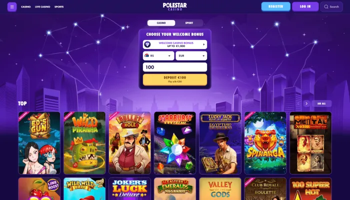 Polestar Casino Review Header