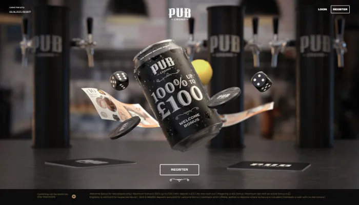 Pub Casino Review Header