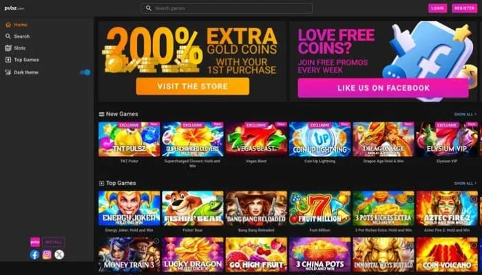 Pulsz Casino Review Header