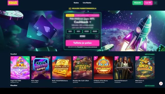 Raketti Casino Review Header