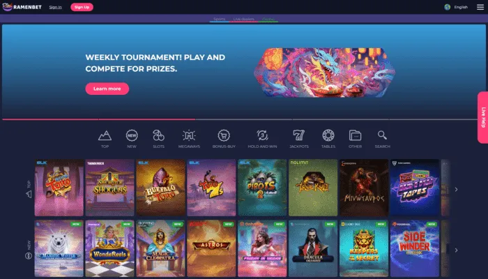 RamenBet Casino Review Header