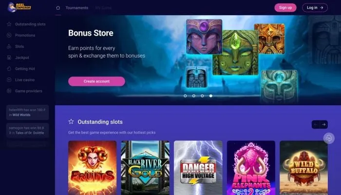 Reel Emperor Casino Review Header