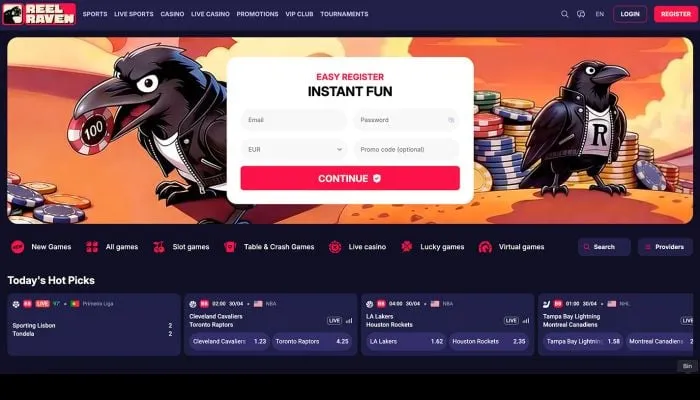 Reel Raven Casino Review Header
