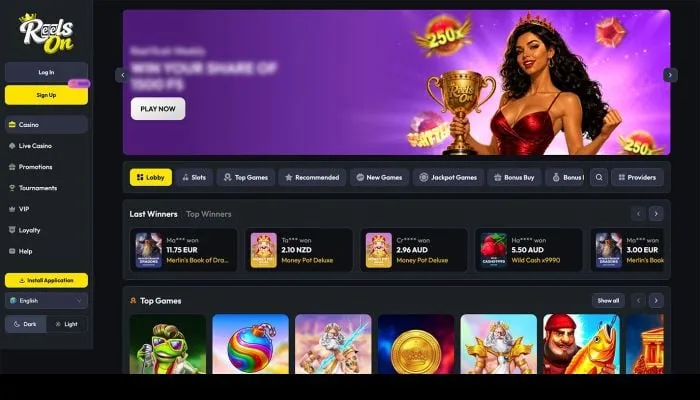 ReelsOn Casino Review Header