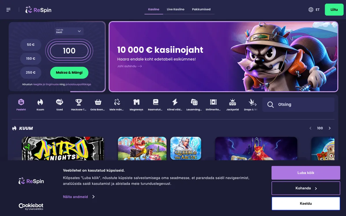 ReSpin Casino Review Header