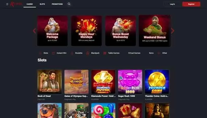 Riviera Casino Review Header