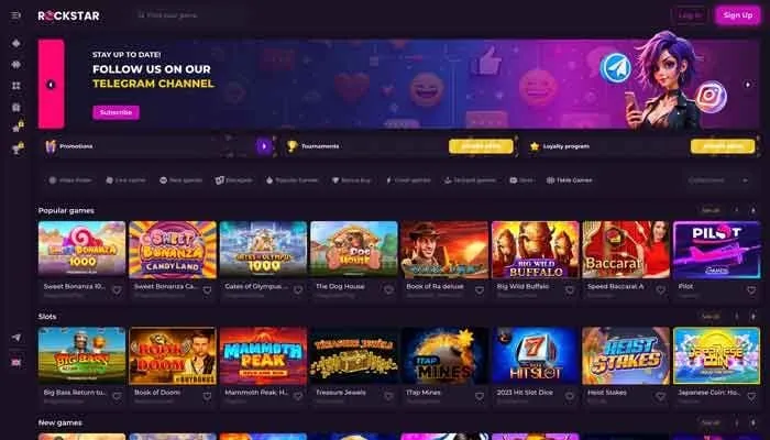 Rockstar Casino Review Header