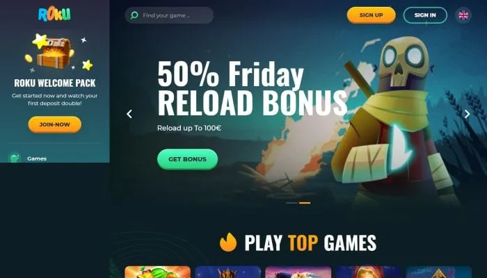 Roku Casino Review Header