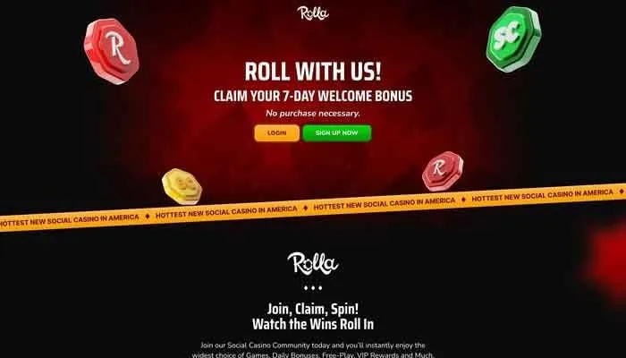 Rolla Casino Review Header