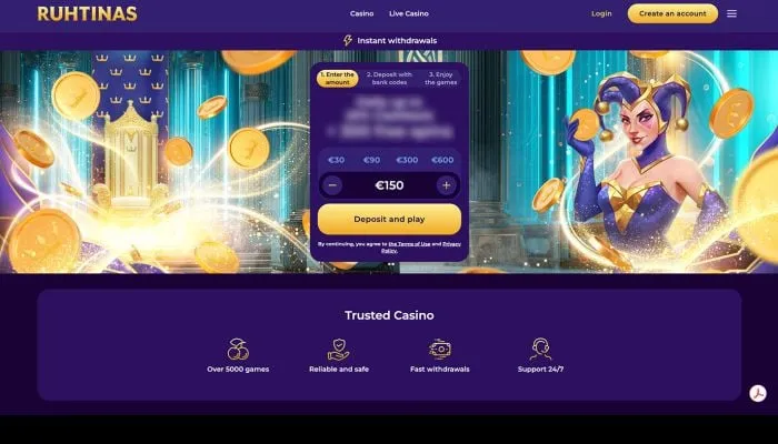 Ruhtinas Casino Review Header