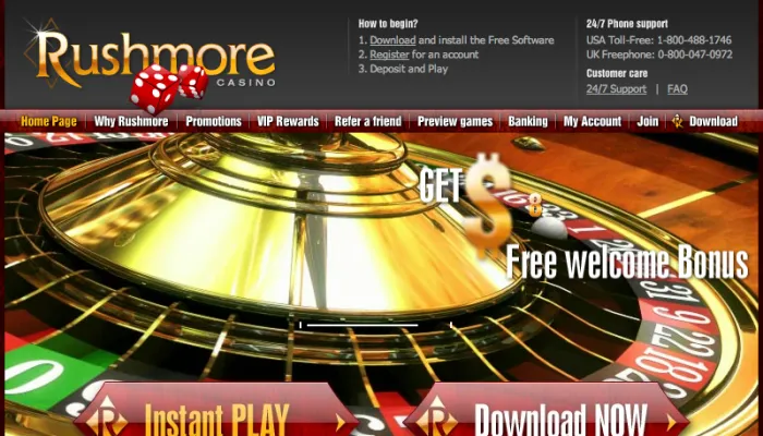 Rushmore Casino Review Header