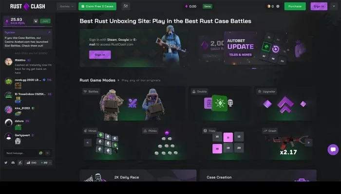 RustClash Casino Review Header