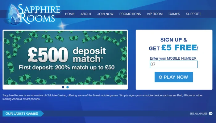 Sapphire Rooms Review Header