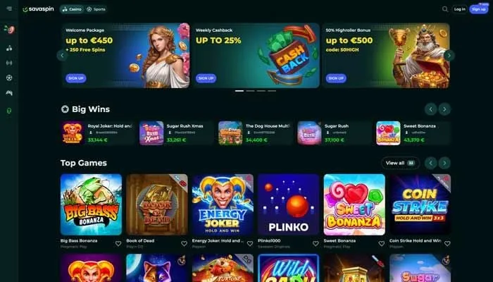 Savaspin Casino Review Header