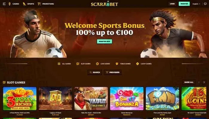 Scarabet Casino Review Header