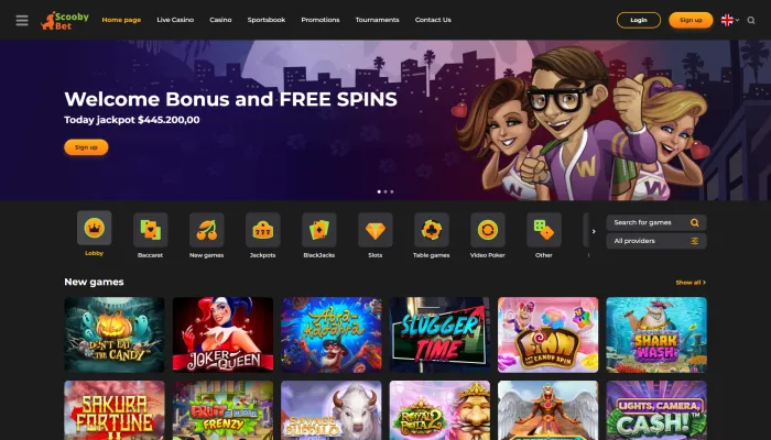Scoobybet Casino Review Header