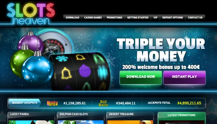 Slots Heaven Casino Review Header