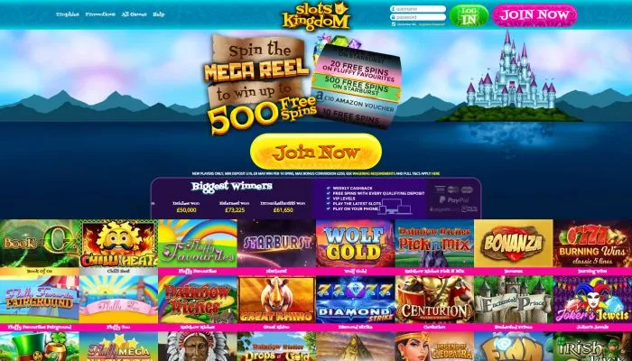 Slots Kingdom Casino Review Header