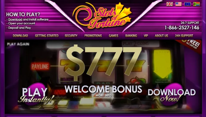 Slots of Fortune Casino Review Header