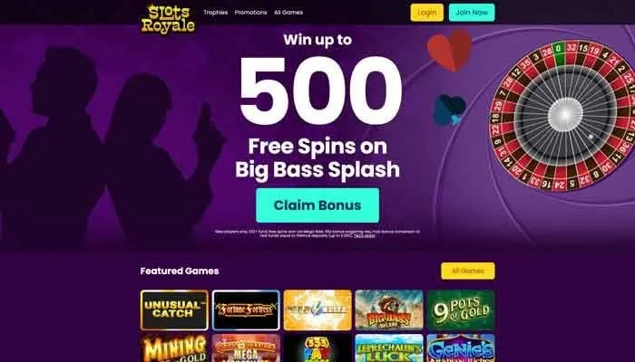 Slots Royale Casino Review Header