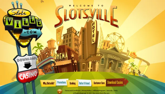 Slotsville Casino Review Header