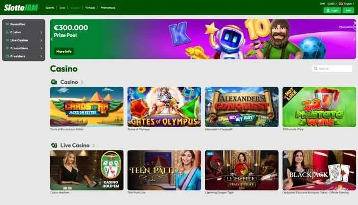 SlottoJAM Casino Review Header