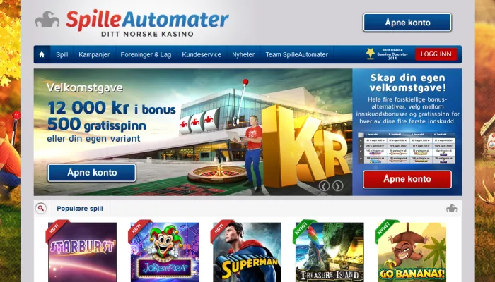SpilleAutomater Review Header