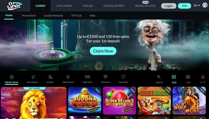 Spin Madness Casino Review Header