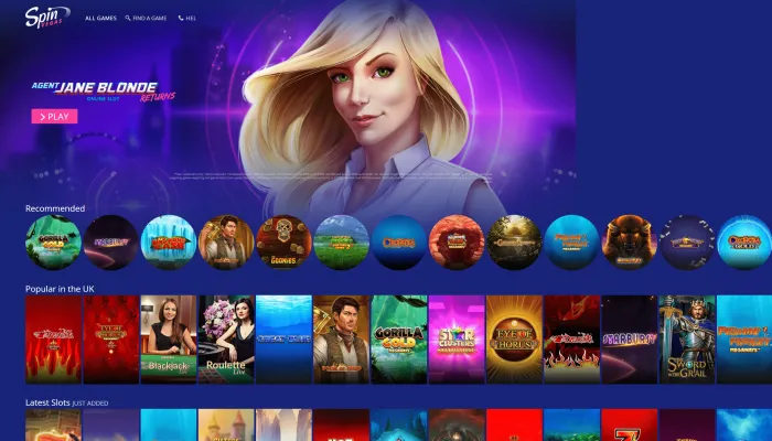 Spin Vegas Casino Review Header