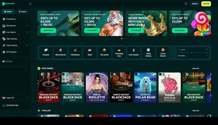 Spinaconda Casino Review Header
