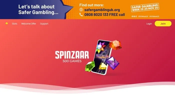 Spinzaar Casino Review Header