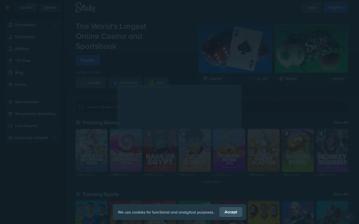 Stake Casino Review Header