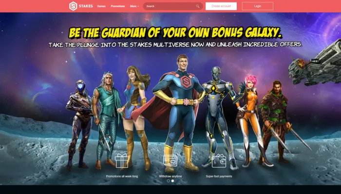 Stakes Casino Review Header