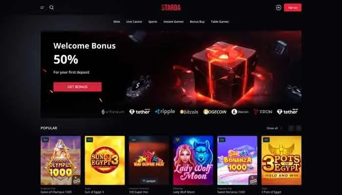 Starda Casino Review Header