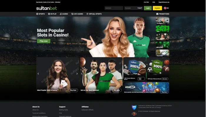 Sultanbet Casino Review Header