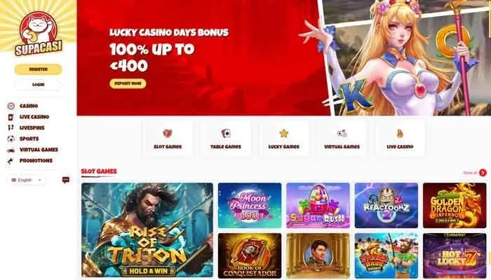 SupaCasi Casino Review Header