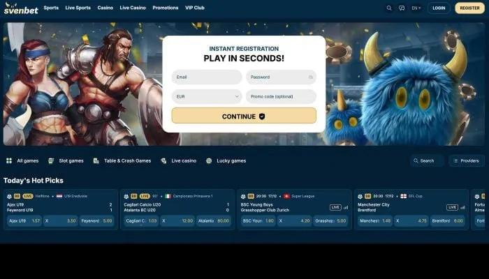 Svenbet Casino Review Header