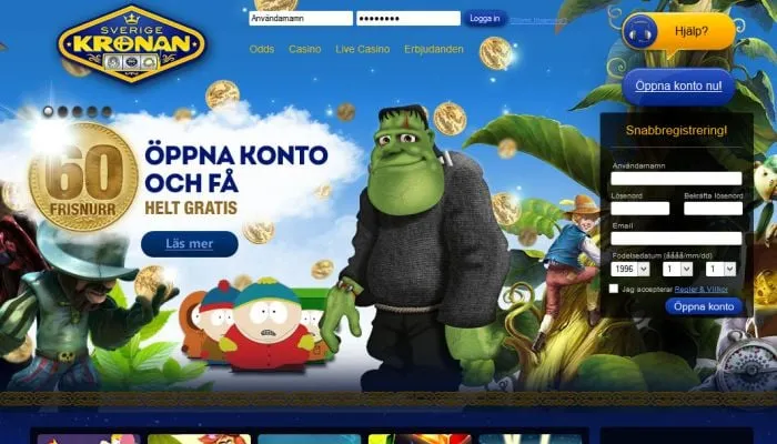 Sverige Kronan Casino Review Header