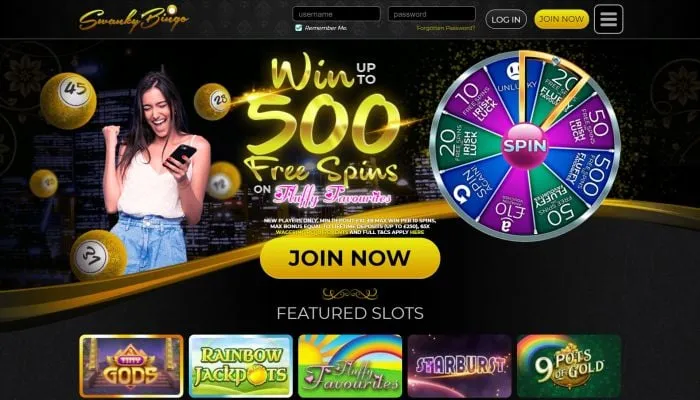 Swanky Bingo Casino Review Header