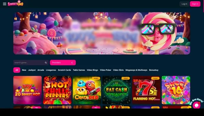 Sweetsino Casino Review Header