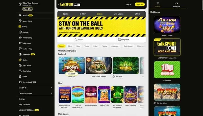 TalkSport Bet Casino Review Header