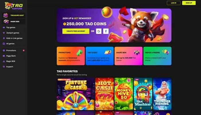 TaoFortune Casino Review Header
