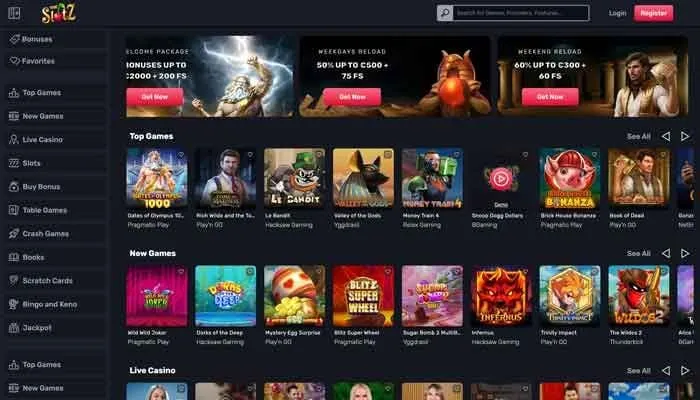 The Slotz Casino Review Header